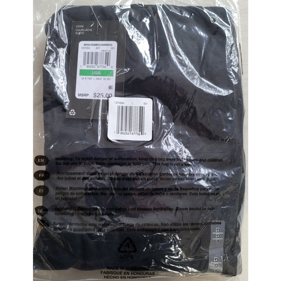 Under Armour Men's UA Fast Left Chest Short Sleeve T-Shirt Tee L Black Cotton - Picture 6 of 8